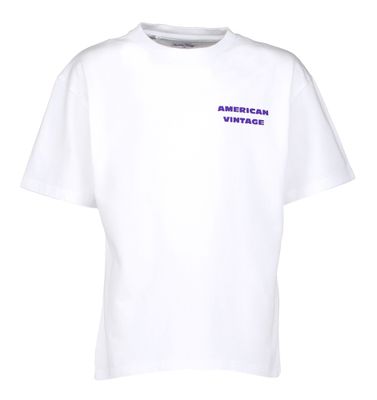 Witte t-shirt American Vintage