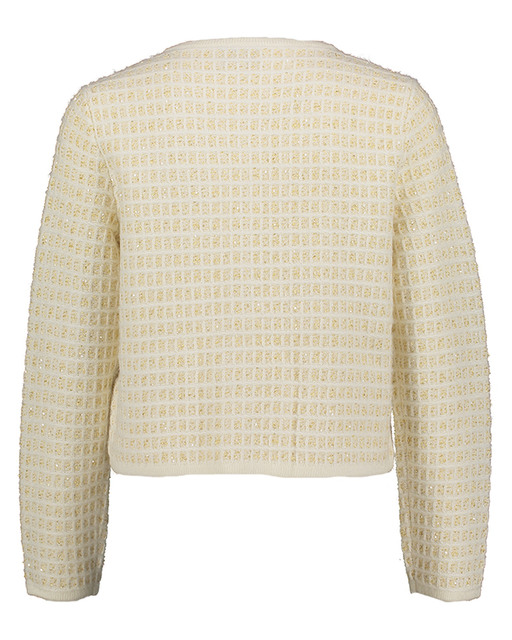 Beige cardigan met sierlijke knopen Joseph Ribkoff