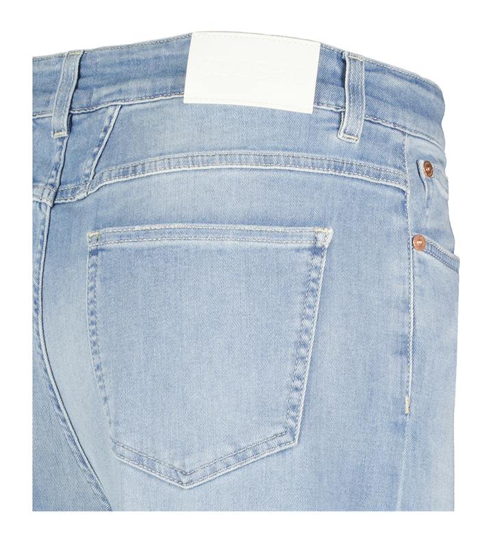 Lichtblauwe wide fit jeans Glow-Up Closed