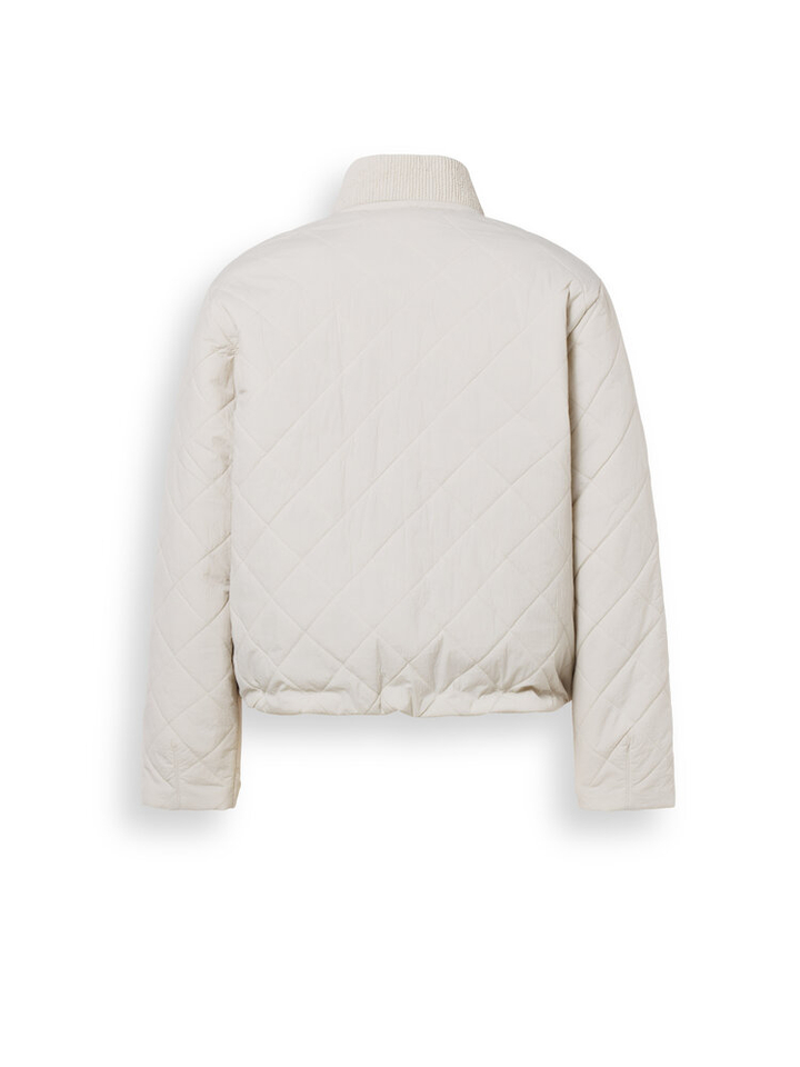 Beige padded bomberjas Marina Reset