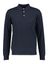 Marine polo met lange mouwen Faconnable 