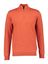 Oranje trui met elleboog patch in merino wol Faconnable
