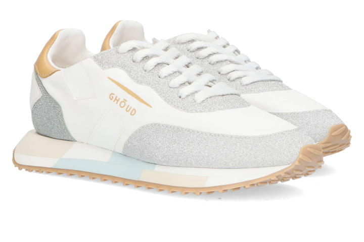 Lage sneakers met zilveren glitters Ghoud