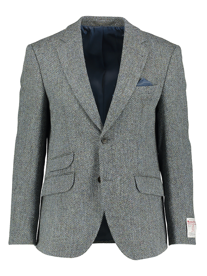 Blauwe geruite wollen blazer Wellington Of Bilmore 