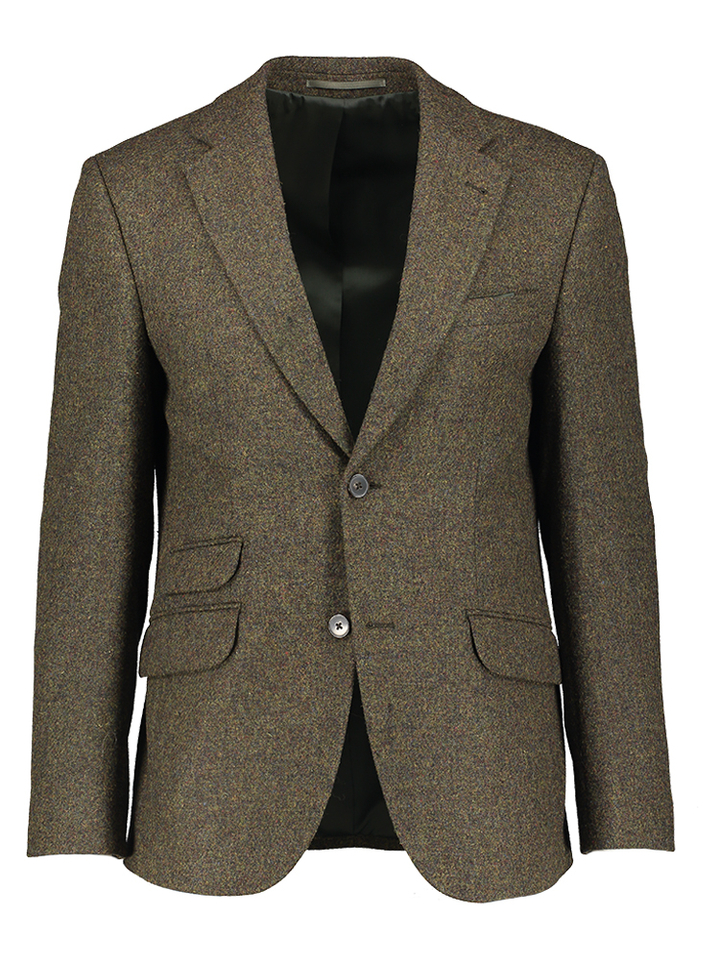 Donkerbruine wollen blazer Wellington of Bilmore