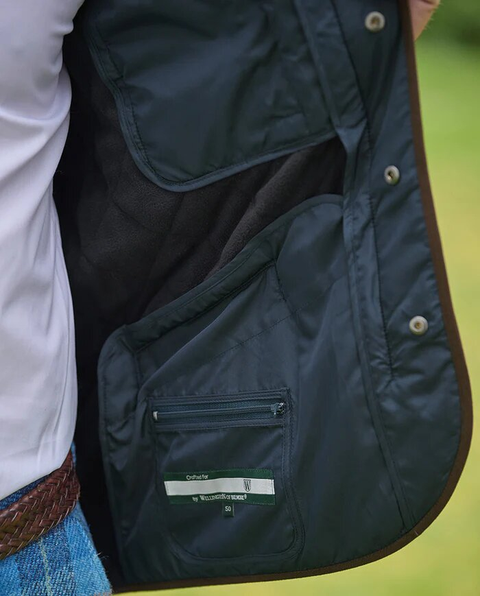 Donkerblauwe bodywarmer Wellington Of Bilmore 