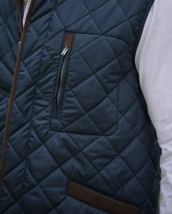 Donkerblauwe bodywarmer Wellington Of Bilmore 