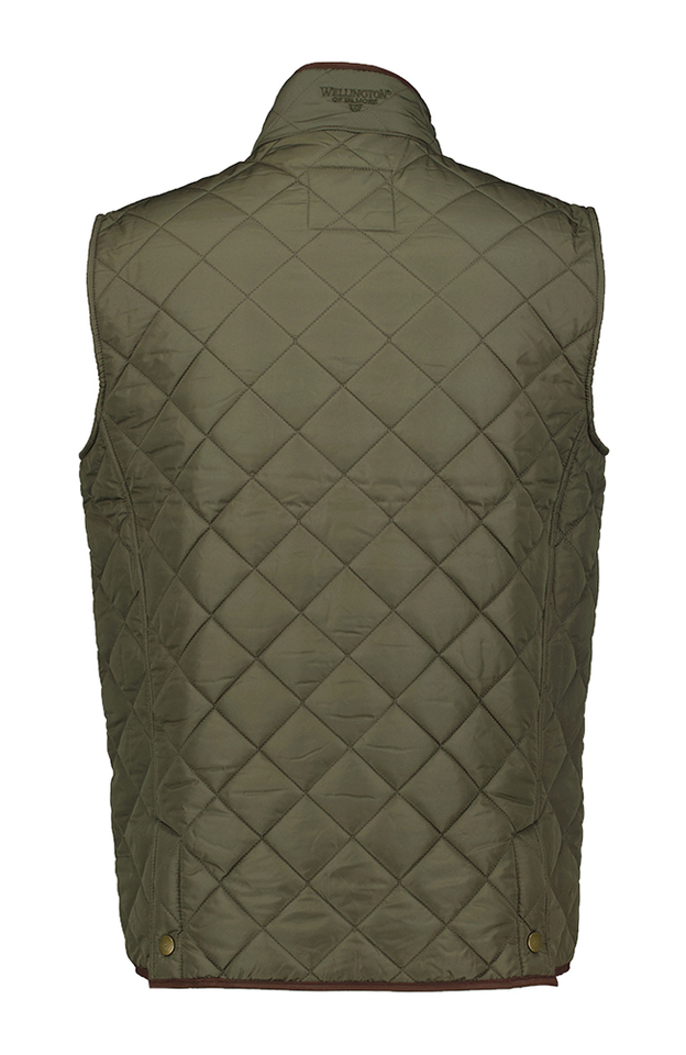 Kaki groene bodywarmer Wellington Of Bilmore 