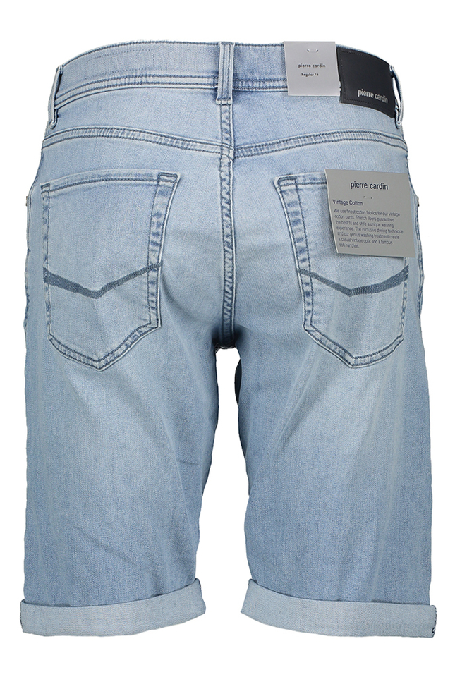 Jeansblauwe short Sisteron Pierre Cardin
