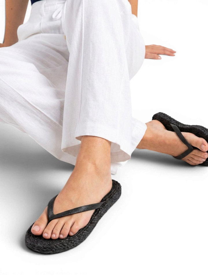 Zwarte slippers glitters Ilse Jacobsen