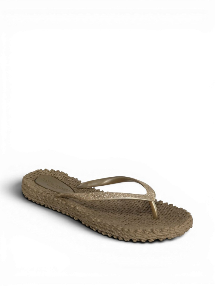 Cub brown slippers met glitter Ilse Jacobsen