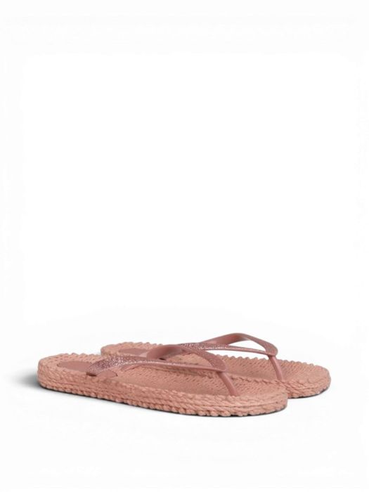 Misty roze slippers met glitters Ilse Jacobsen
