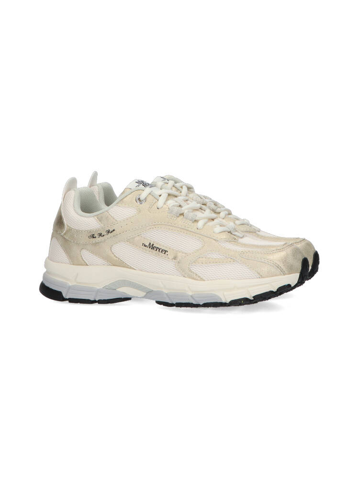 Gouden lage sneakers Run Metallic Mercer 