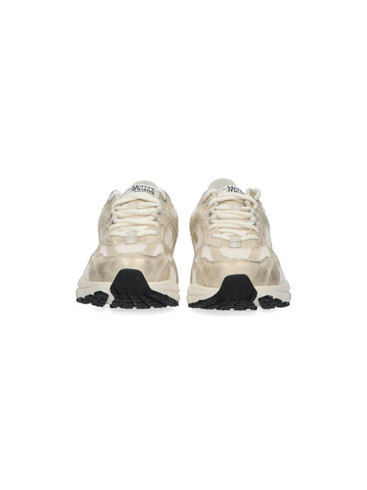 Gouden lage sneakers Run Metallic Mercer 