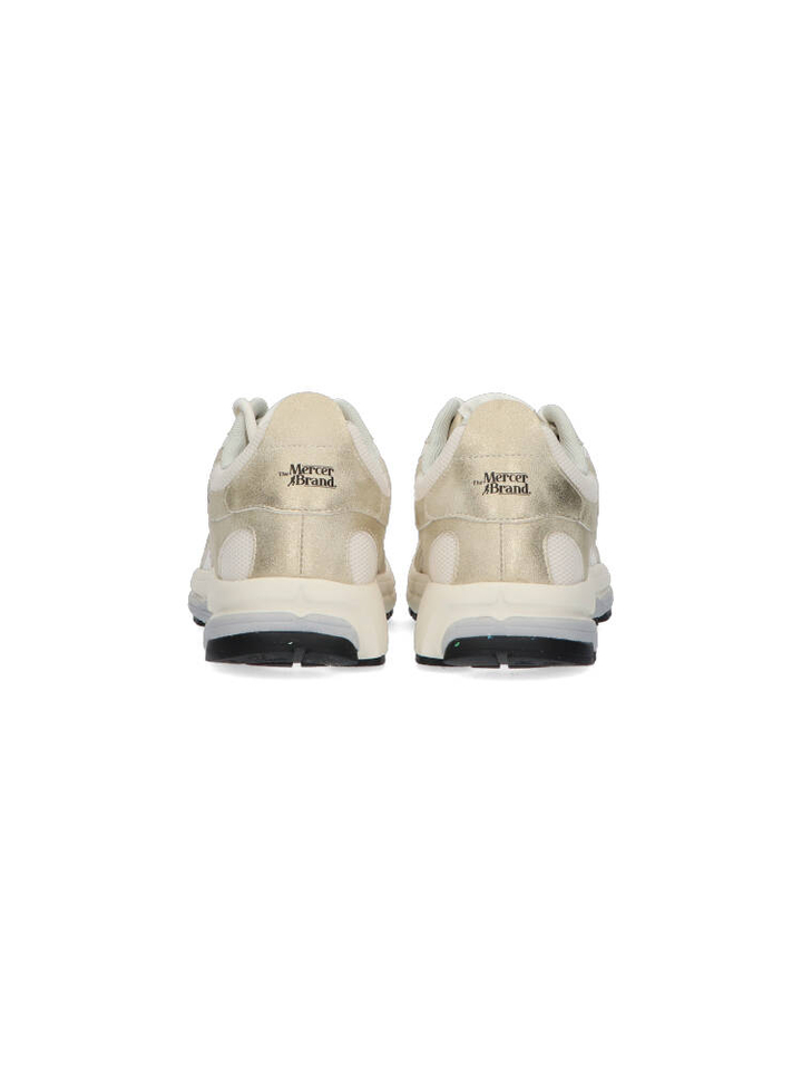Gouden lage sneakers Run Metallic Mercer 