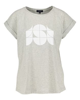 Soeur Grijze katoenen t-shirt met opdruk Valentin
