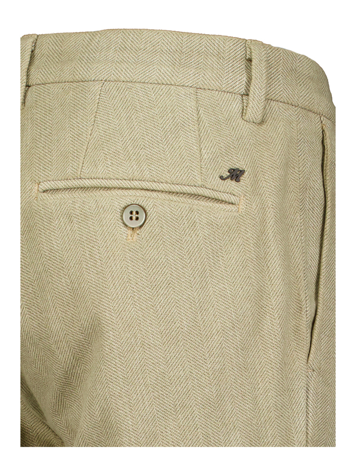 Beige chino broek emt fijne streep Mason's 