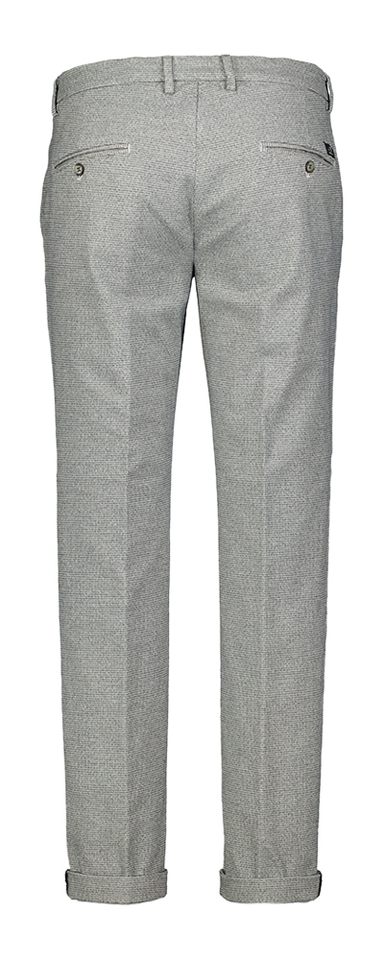 Grijze lange broek met pied de poule Mason's