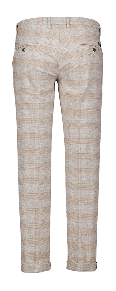 Beige geruite broek Masons