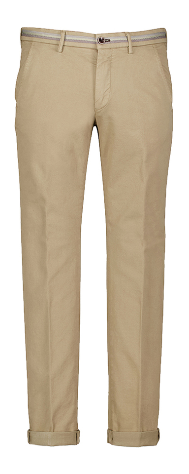 Taupe lange chino broek Masons