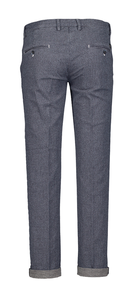 Blauwe gespikkelde chino Mason's