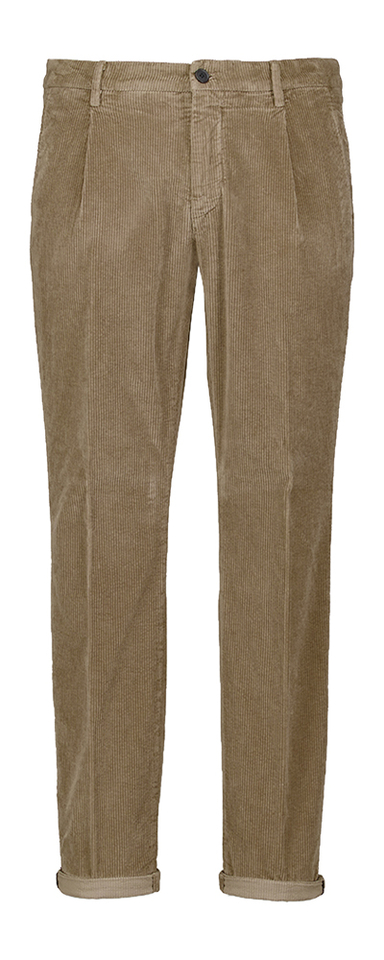 Beige broek in ribfluweel Mason's