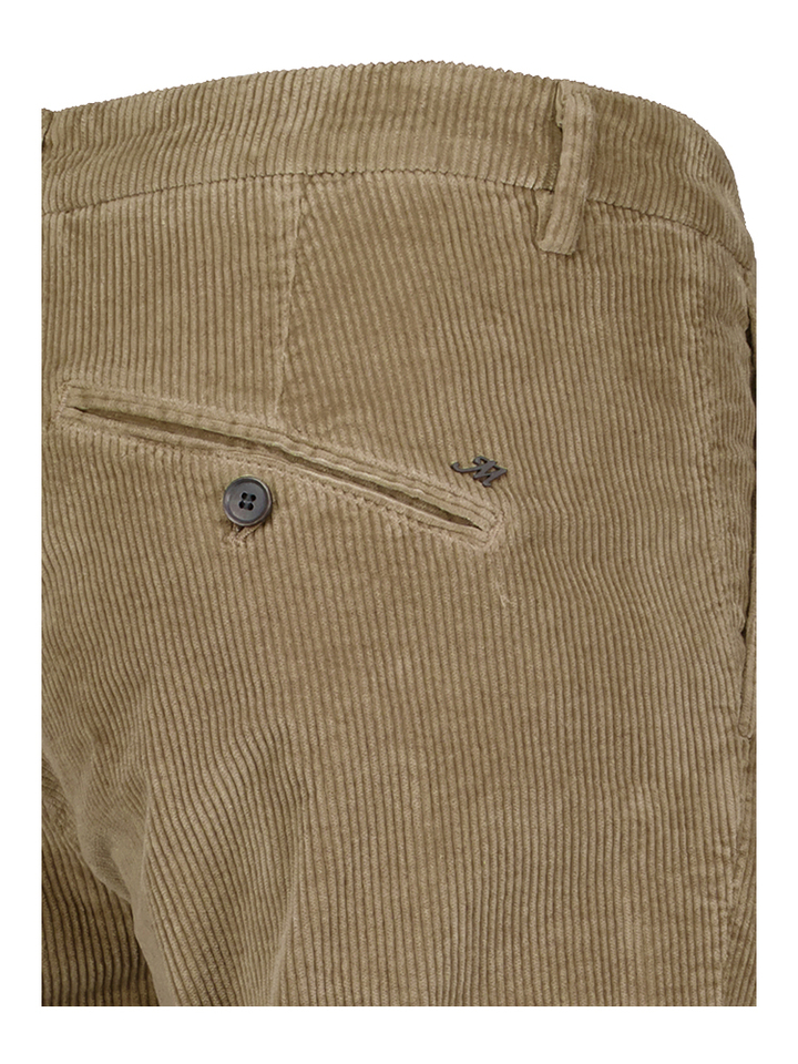 Beige broek in ribfluweel Mason's