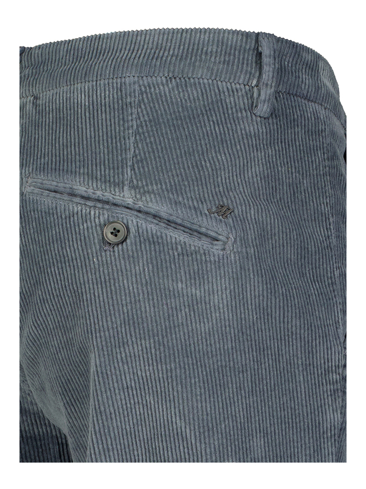 Blauwe ribfluwelen lange broek Masons