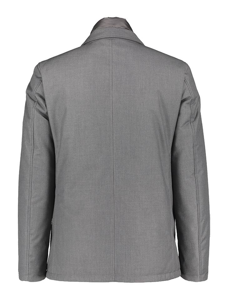 Grijze jas met afneembare binnenkant Herno