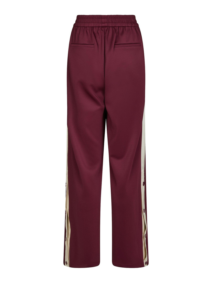 Bordeaux broek met detail Puggy Neo Noir