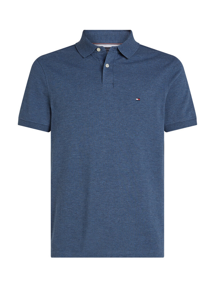 Blauwe polo met korte mouwen Tommy Hilfiger