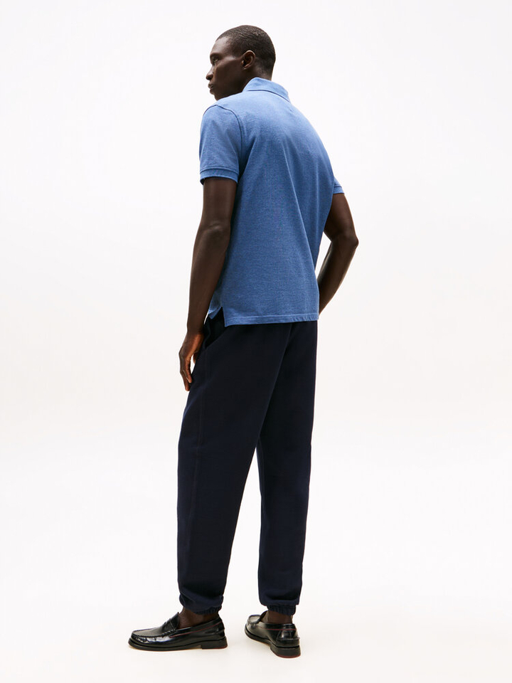 Blauwe polo met korte mouwen Tommy Hilfiger