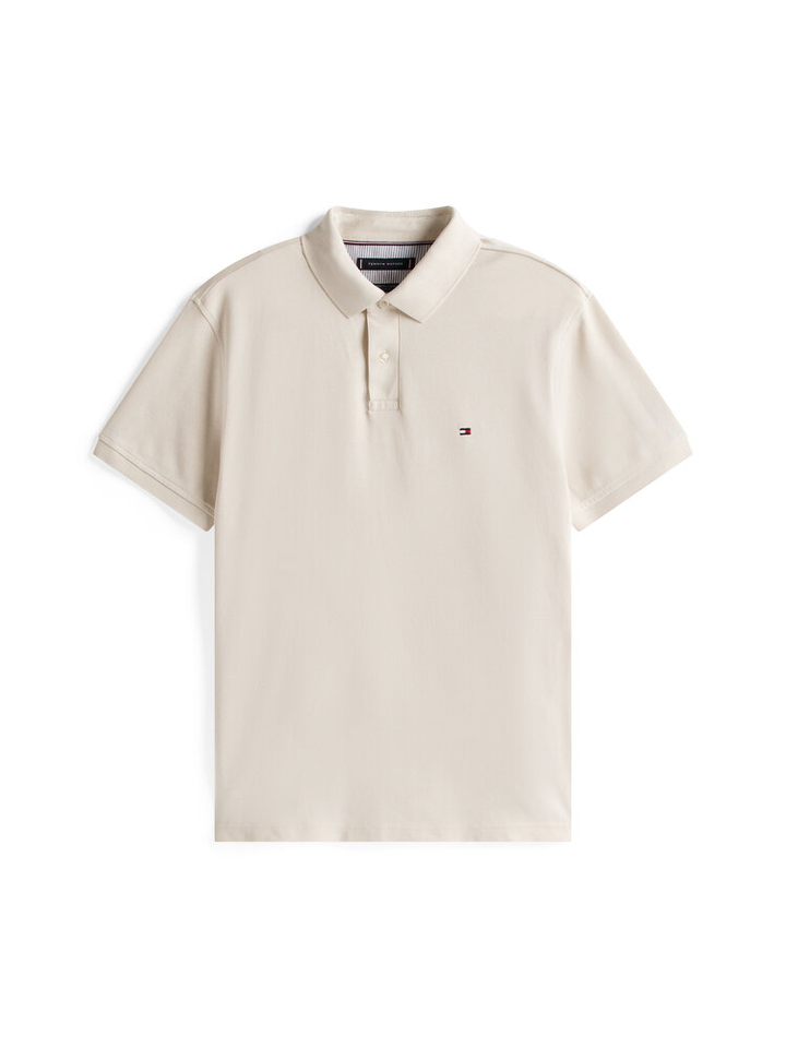 Beige polo met korte mouwen Tommy Hilfiger 