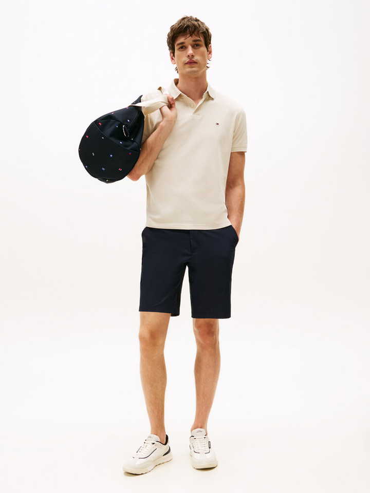 Beige polo met korte mouwen Tommy Hilfiger 