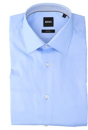 Hugo Boss Light/Pastel Blue hemd ( slim fit) en lange mouwen