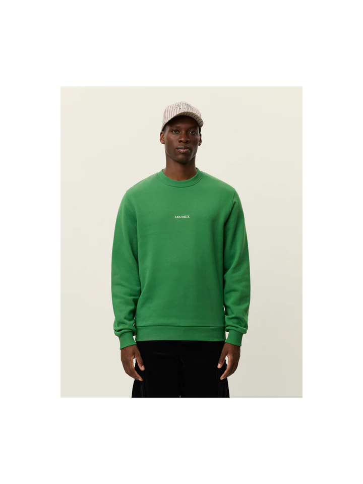 Groene classic trui Les Deux
