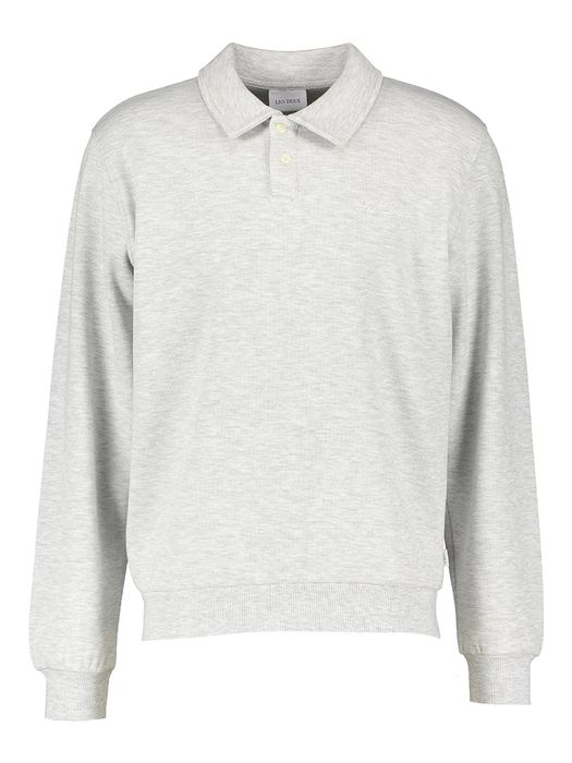 Lichtgrijze sweater met kraag Les Deux