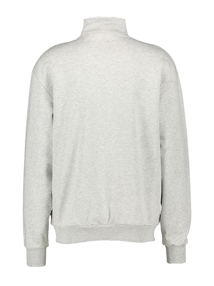 Grijzee sweater met ritssluiting Les Deux 