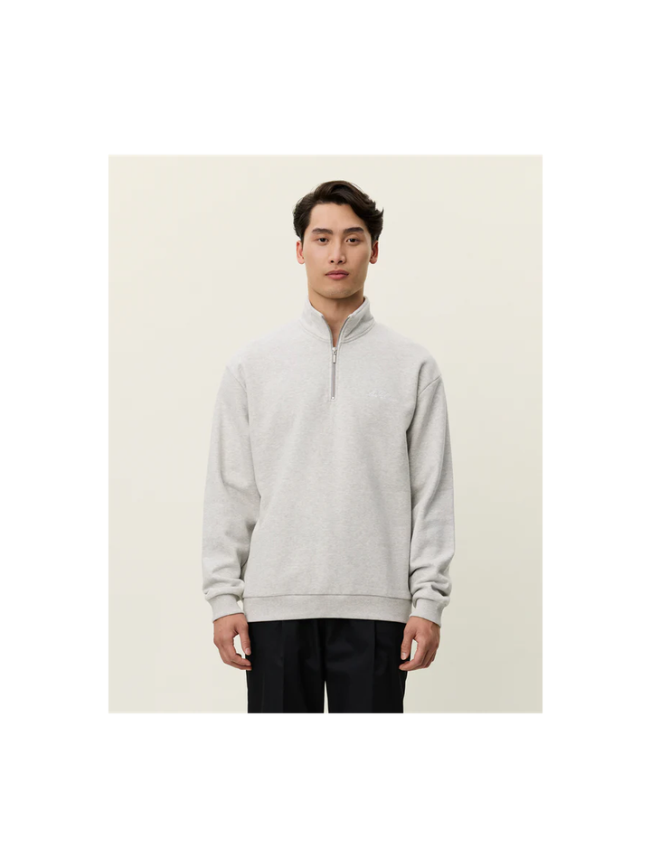 Grijzee sweater met ritssluiting Les Deux 