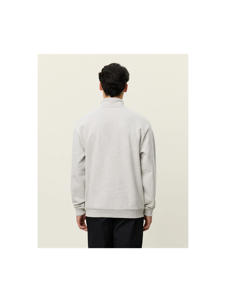 Grijzee sweater met ritssluiting Les Deux 