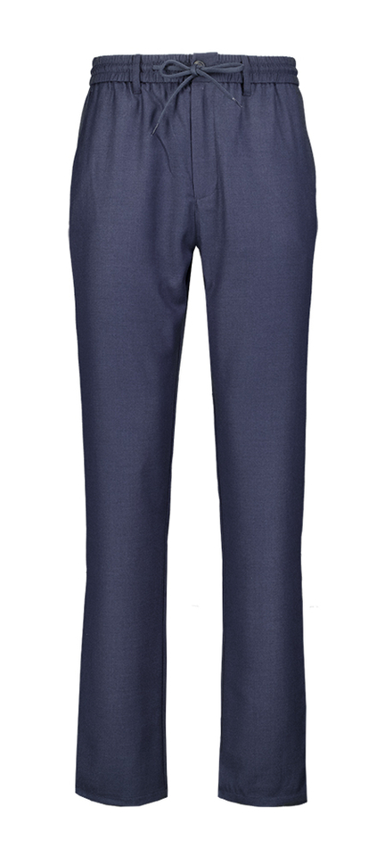 Blauwe broek met elastiek Les Deux