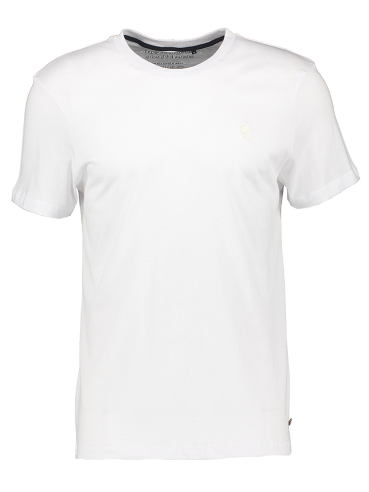 Witte katoenen t-shirt Faguo 