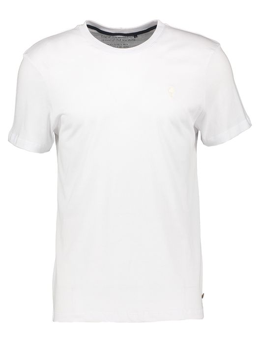 Witte katoenen t-shirt Faguo