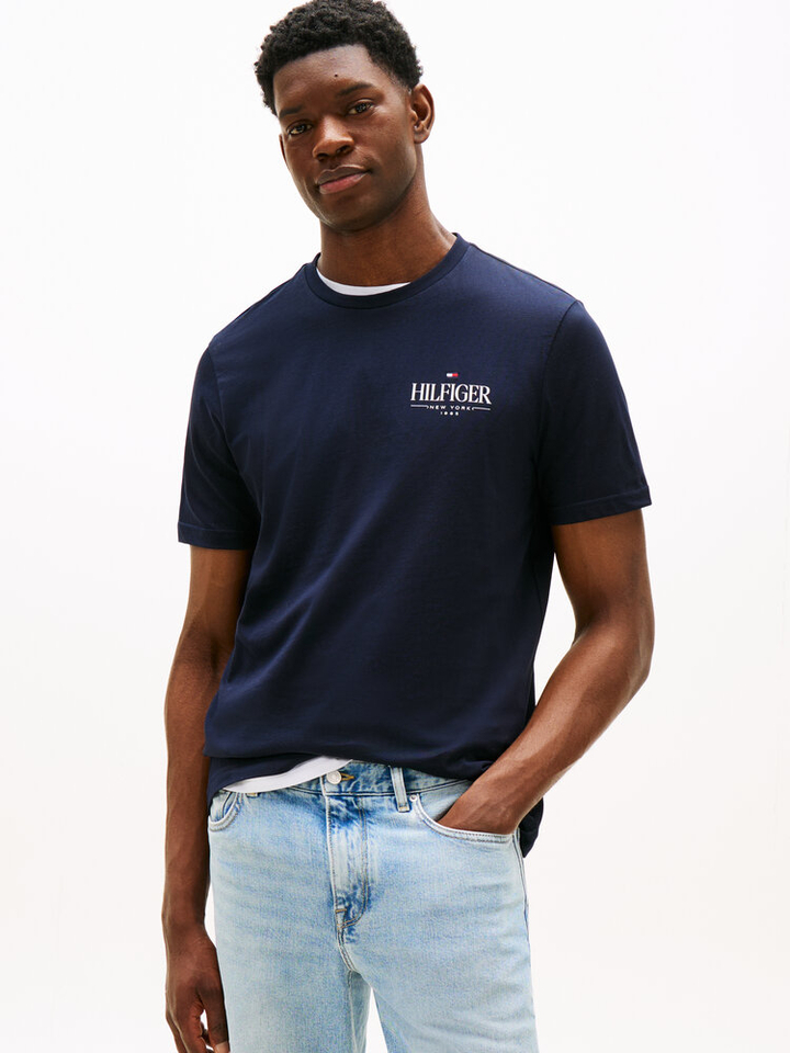 Donkerblauwe t-shirt Tommy Hilfiger