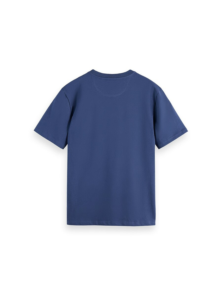 Blauwe katoenen t-shirt Scotch&Soda 