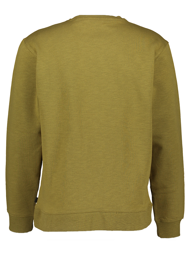 Groene sweater met logo print Scotch & Soda