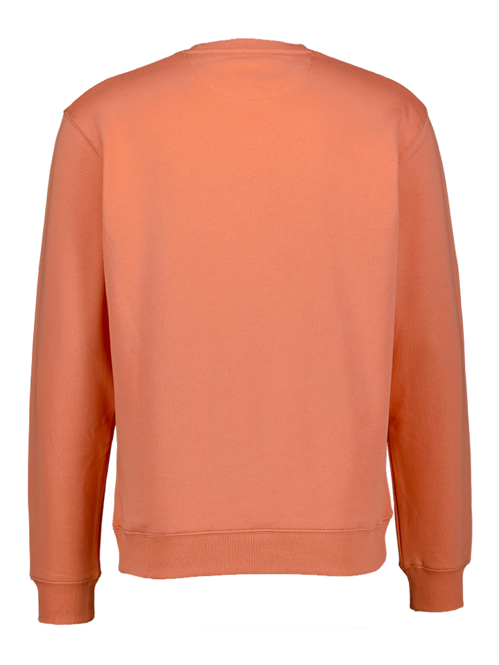 Oranje kleurige sweater met logo Scotch & Soda