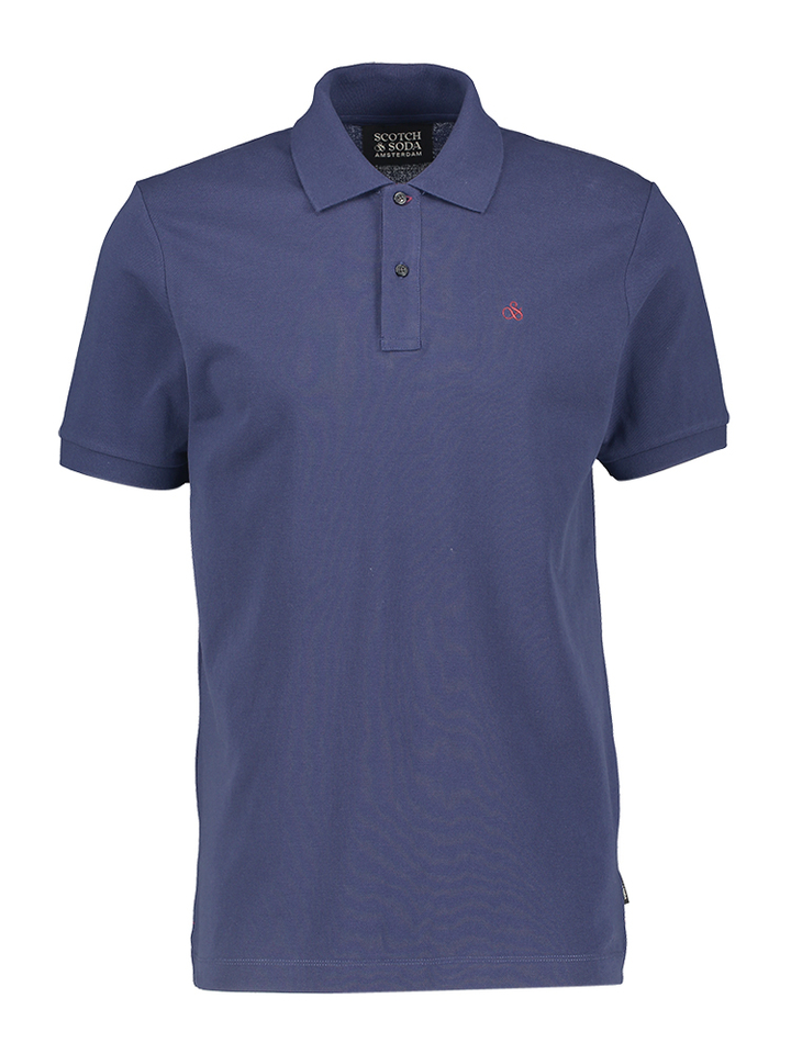 Blauwe polo Scotch&Soda 