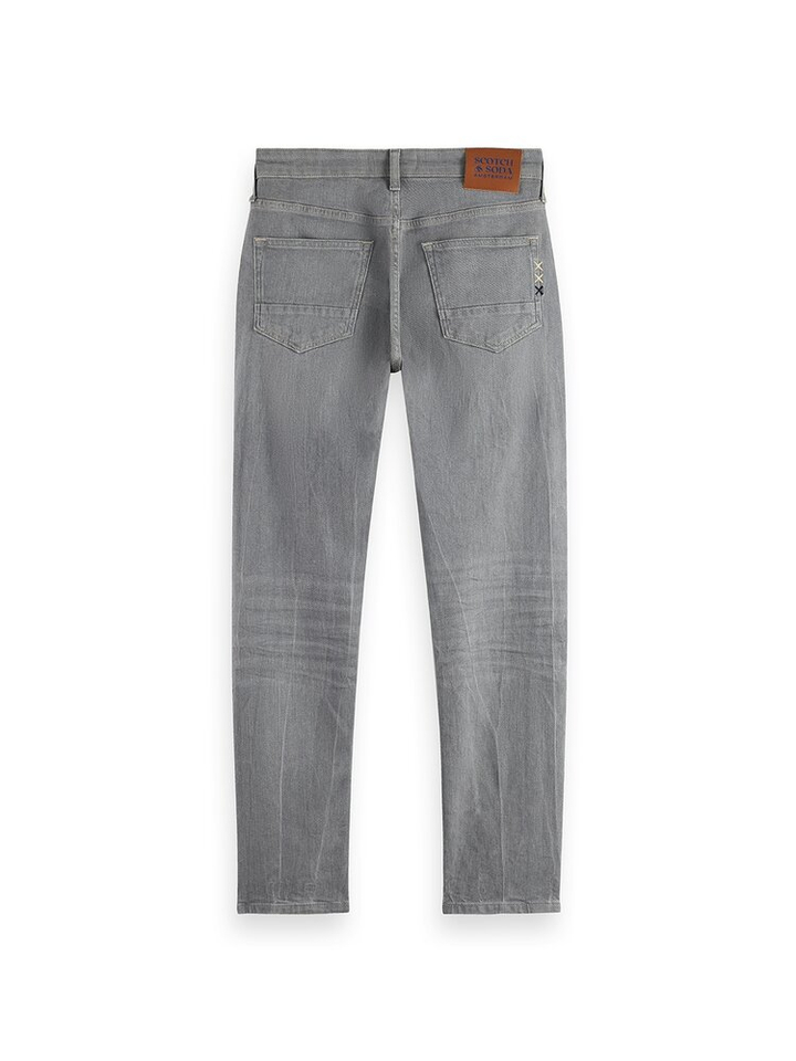 Grijze regular slim fit jeans Scotch & Soda 