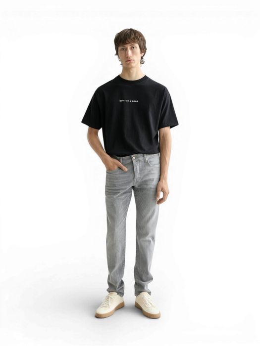 Grijze regular slim fit jeans Scotch & Soda